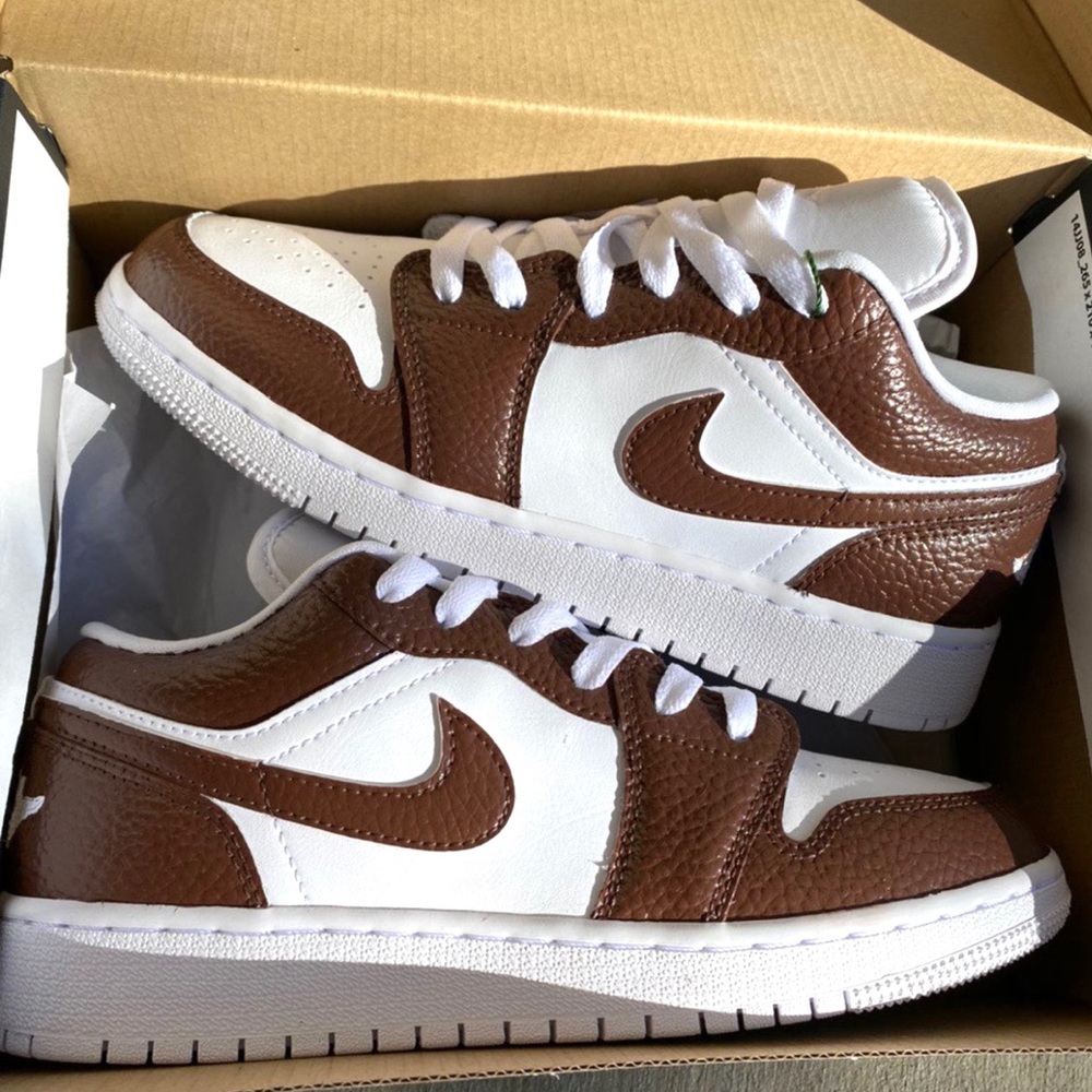 Custom Brown Jordan 1 Lows